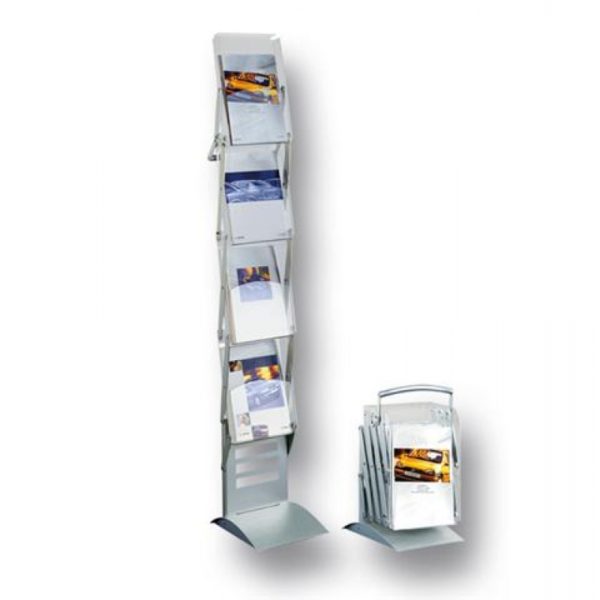 Foldaway ultramobilt brosjyrestativ
