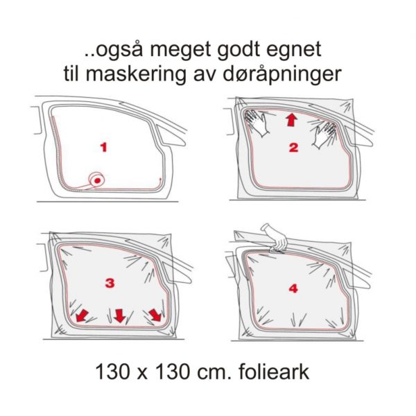 Smart repair maskeringsark